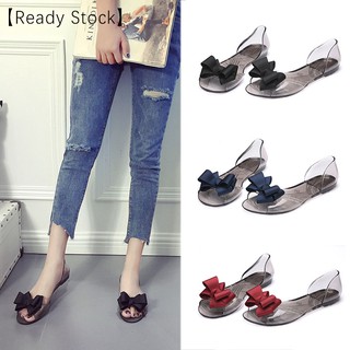 [Ready Stock] Women Fashion Casual sandals Flat shoes Jelly Shoes akk730