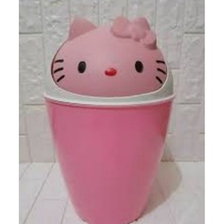 Small Trash Can || Room Trash Can || Pink Hellokitty Trash Can