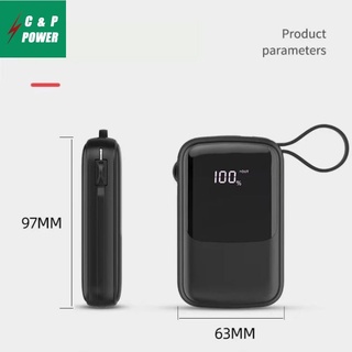 C&P Power 20000mAh Lithium Polymer Light Indicator High Quality Fast Charging Powerbank Built-in 3 i