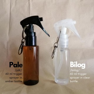 60ml Trigger Spray Bottle with Key Chain and Alcohol (2)