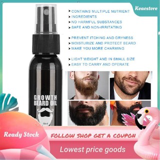 [COD]Keaostore Beard Growth Oil Hair Follicle Repair Mustache Nourishing Essential 30ml