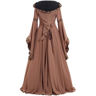 2021✿Vintage European Medieval Court Dress Medieval Cosplay Costumes for Women Halloween Carnival Mi