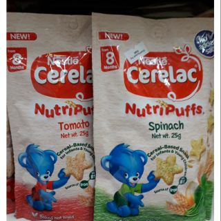Cerelac Baby Food Nutri Puff Spinach and Tomato 25gr
