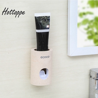 Ecoco Wall-Mounted Toothpaste Squeezer Dispenser -Free Bathroom
