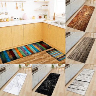 Plank Retro Kitchen Long Mat Absorbent Non-slip Kitchen Rug Entrance Door Mats Bathroom Doormats carpet Doormat Rugs Kitchen Mats Bathroom Carpets (1)