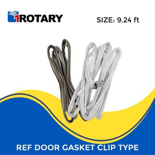 New products❅◑✉1ROTARY Ref Door Gasket Clip Type White and Brown 9.24 ft per length