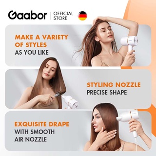 Gaabor Hair Dryer Portable Hair Care Quick Dry Salon Small hair blower (7)