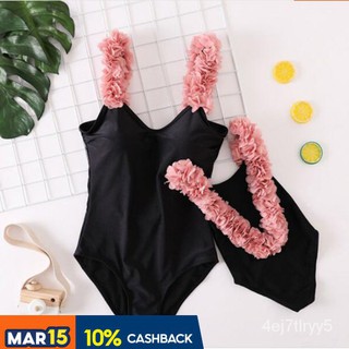 Mother Daughter Swimsuits Flower Mommy And Me Swimwear Bikini Family Look Mom And Daughter Bathing S