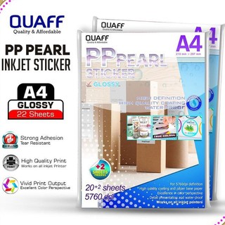 PP Pearl Sticker Glossy / Matte A4 20sheets