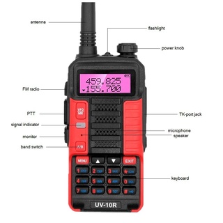 Baofeng UV-10R Walkie Talkie VHF UHF Dual Band Two Way CB Ham Radio Handheld UV10R Portable USB Cha (6)