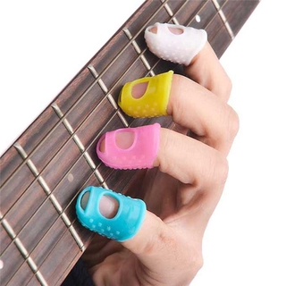 4PCS Silicone Celluloid Guitar Thumb Picks Finger Picks Plectrum Guitar Accessory