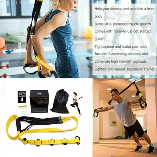 TRX Home Gym Suspension Resistance Strength Training Straps Workout Trainer Fitness equipment fitness accessories