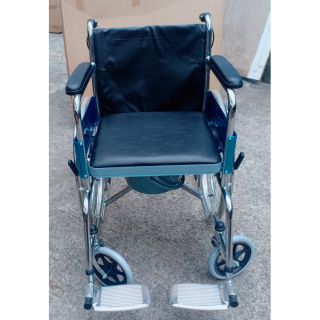 Commode wheelchair/heavy duty