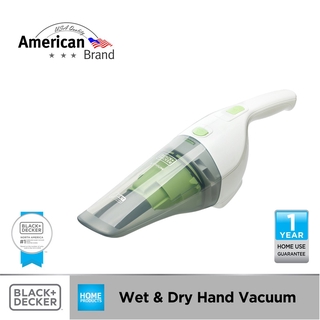 BLACK+DECKER™ WD7201G Dustbuster® Wet and Dry Cordless Handheld Vacuum Cleaner (White/Green) (1)