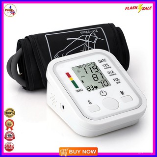 【Genuine Goods in Stock】Original Digital Automatic Arm Blood Pressure Monitor Bp Pulse Gauge Meter E