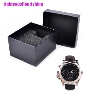 Righteousflourishing Black PU Noble Durable Present Gift Box Case For Bracelet Jewelry Watch