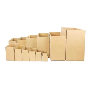 Gift & Wrapping▲▣ON HAND Carton box corrugated cardboard box packaging Kraft Size