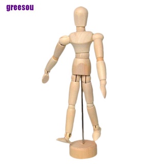 GS 5.5" Drawing Model Wooden Human Male Manikin Blockhead Jointed Mannequin Puppet