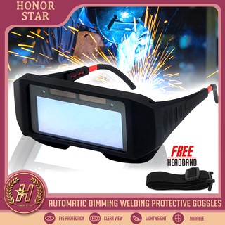 Solar Auto Darkening Welding Goggles,Safety Protective Welding Glasses Mask Helmet,Eyes Goggles Mask