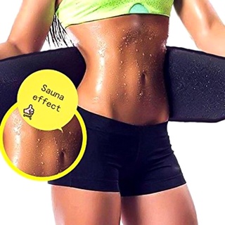 ⛔️ Waist Tummy Trimmer Sweat Belt Band Body Shaper Wrap Burn Slim Exercise UK