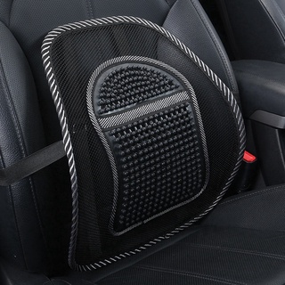 Mesh Lumbar Lower Back Support Car Seat Chair Cushion Pad Breathable Car Seat Waist Cushion Driver S (2)