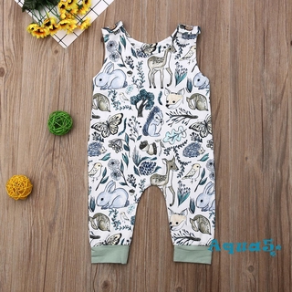 AQQ-Newborn Baby Girl Boy Animal Romper Bodysuit Jumpsuit Playsuit Clothes Outfit