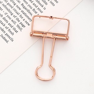 ✎ 1pc Metal Clip Cute Binder Clips Album Paper Clips Stationary Office (6)