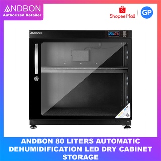 ANDBON 80L Automatic Dehumidification LED Digital Display Dry Cabinet