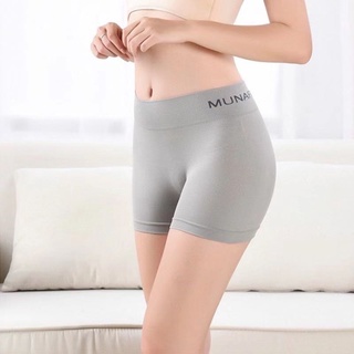 ✟✻COD☑️Munafie Seamless Cotton New Style Free Size Panty Cycling Underpants Boyleg For Women