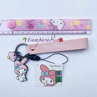 *1pc Sanrio Keychain Strap Charm Keroppi Cinnamoroll Pompompurin Hello Kitty Kuromi My Melody (7)