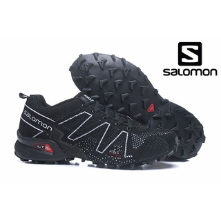 【Ready Stock】 Salomon/salomon Speedcross 3.5 Outdoor Professional Hiking sport Shoes Black and white 40-46