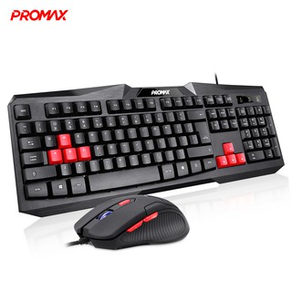 Promax MK120 gaming wired mouse and keyboard combo