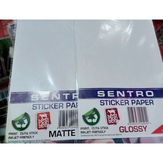 Sticker paper a4 glossy/matte 10 sheets