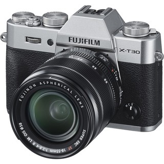FUJIFILM X-T30 Mirrorless Digital Camera with 18-55mm Lens - [Silver]