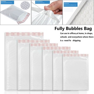 YOLA 10 Pieces Mailers Packaging Envelope Protector Coextruded Film Foam Foil Self Sealing White Plastic Shipping Shockproof Anti-fall Moistureproof Vibration Bag (6)
