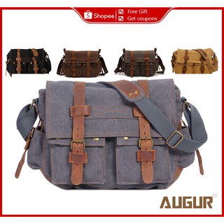 AUGER shoulder beltbag leather crossbody body sling bag for men