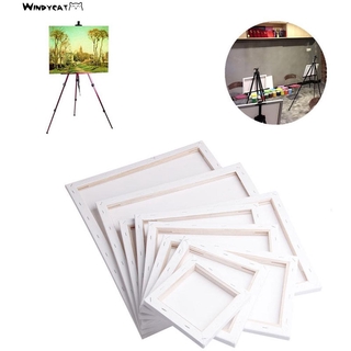 COD White Blank Rectangle Canvas Board Wooden Frame