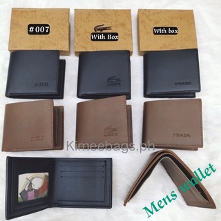 Kimee #007 synthetic leather mens wallet
