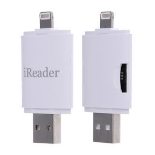 2 in 1 Mini USB 2.0 SD TF Card Reader Voice Recorder For Lightning iPod iPhone iPad (5)