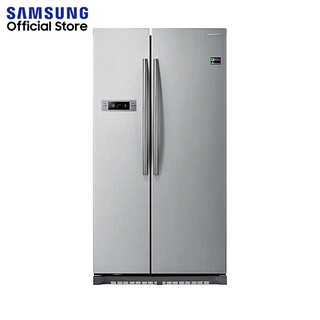 Samsung 19.4 Cu. Ft. Side By Side EZ Clean Steel Refrigerator RS54N3103SL/TC REF (1)
