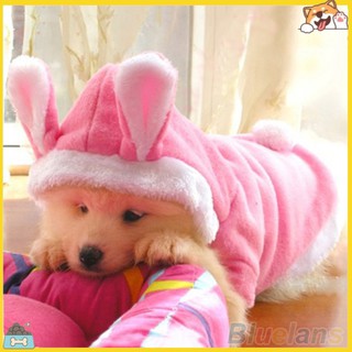 SPBS_Pet Dog Cat Cute Hoodie Bunny Clothes Winter Warm Puppy Costumes Apparel