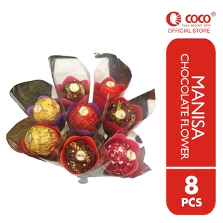 COCO Manisa Chocolate Flower 8 Pcs