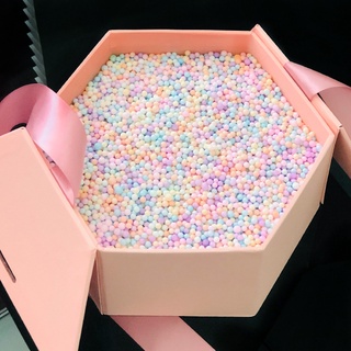 Colorful Foam Ball Gift Box Candy Box Gift Packing Supplies Birthday Party Decorations Wedding