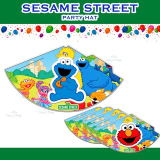 Sesame Street Elmo Cookie Monster Party Hat