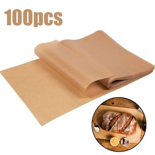 100pcs Parchment Paper Oil Absorption Rectangular Baking Paper Liner Suitable for Kitchen