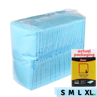 pet food❇S M L XL Dono Pet training pee pads | Urine pads Pack | Color BLUE (1)