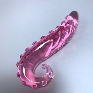 ◆◘❁Confidential delivery Pink Hippocampus Glass Dildo Realistic Dildo Sex Adults Toys Long Butt Plug
