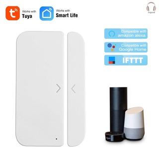 Safety . health⭐ WiFi Door Alarm Window Sensor Detector Smart Home Security Tuya SmartLife App Contr