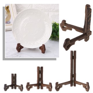 3-7 Inch Wood Display Stand Holder Easels For Plates Photos (1)