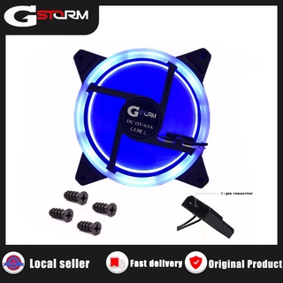 ✴❀GSTORM Dual Ring Ice Blue Led fan 120mm PC CPU Computer Case Cooling Fan
